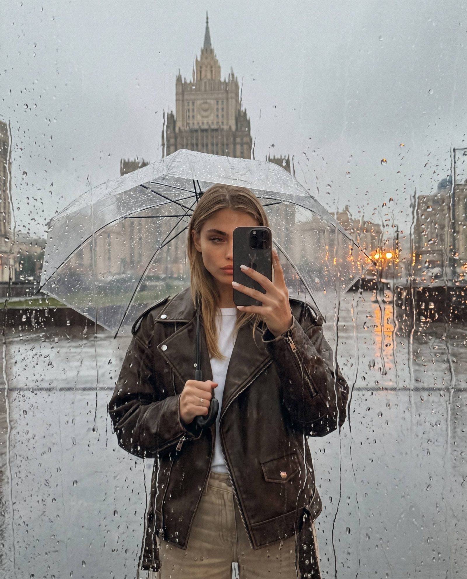 Дождливая Москва